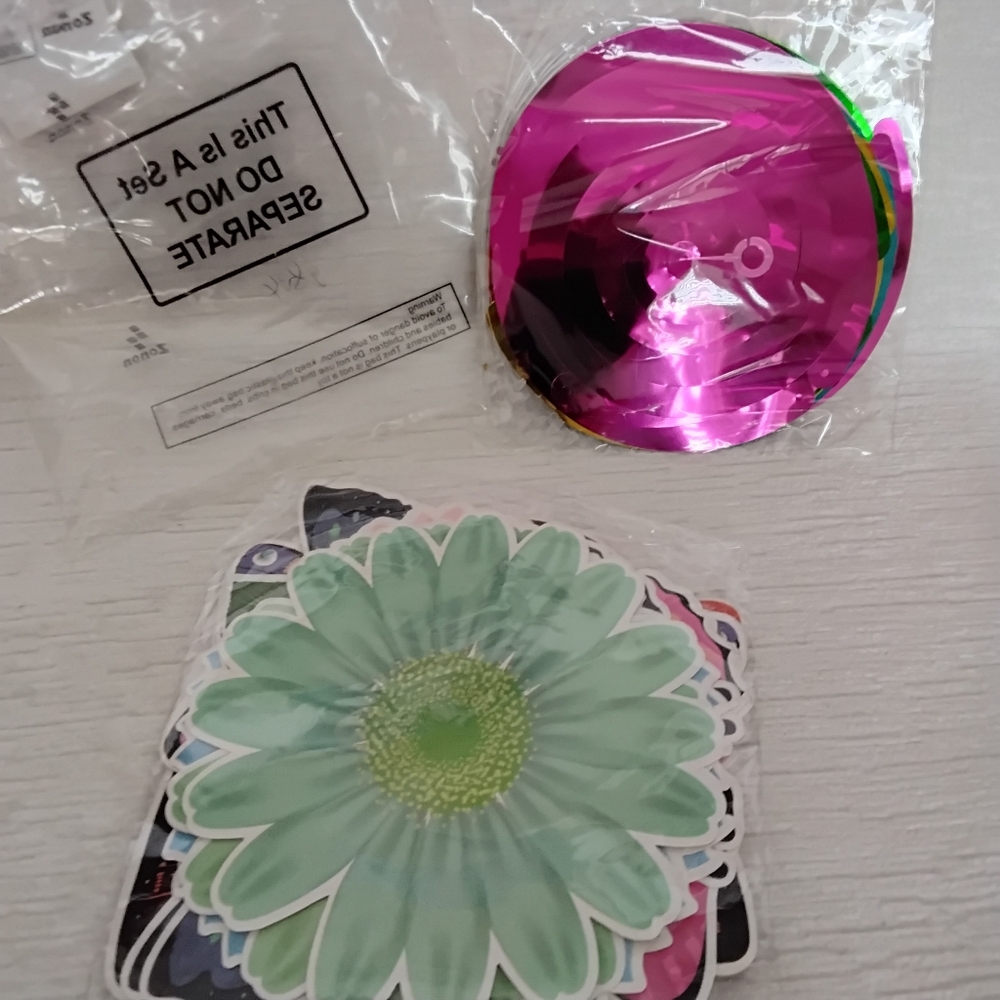 Zonon 30 Piece PARTY HANGING DECORATIONS Spring Summer Themed NEW - Picture 6 of 7